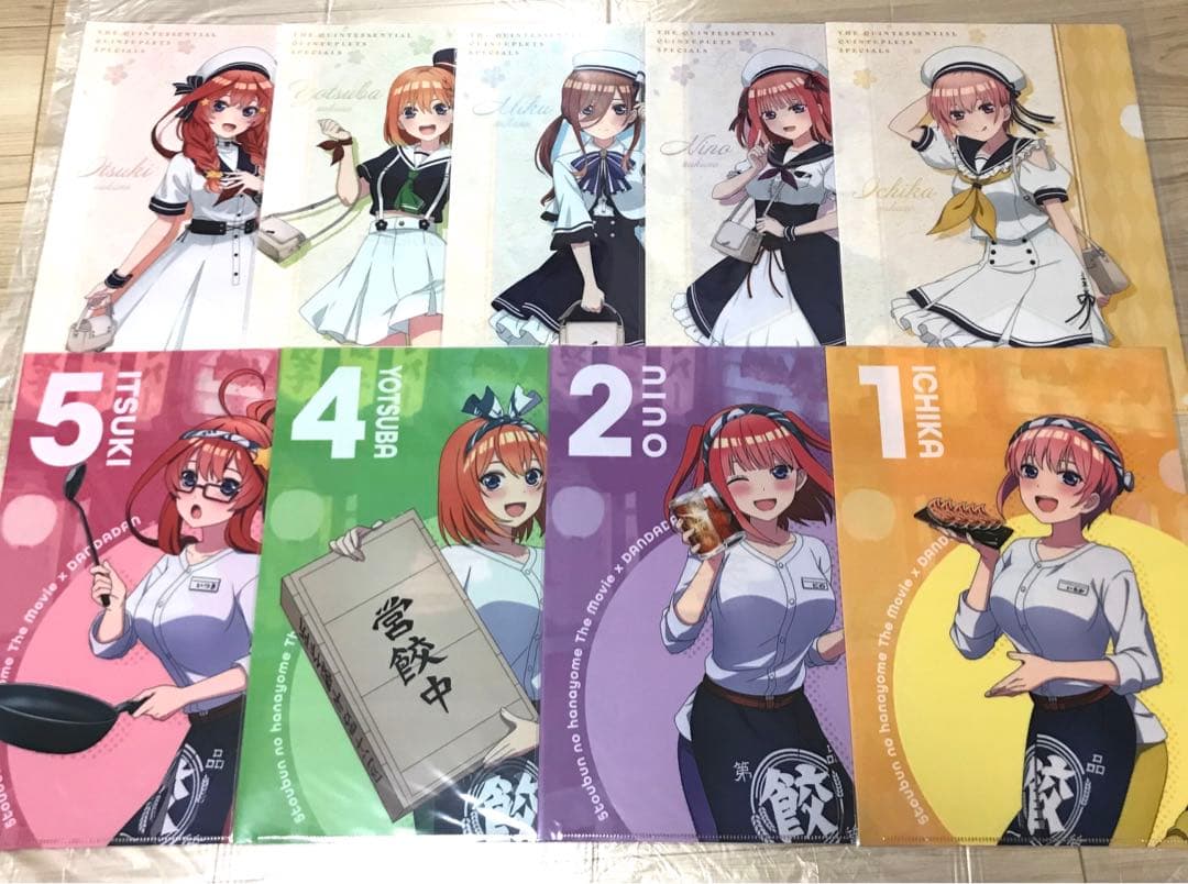 【1枚約67円】五等分の花嫁 クリアファイル まとめ売り