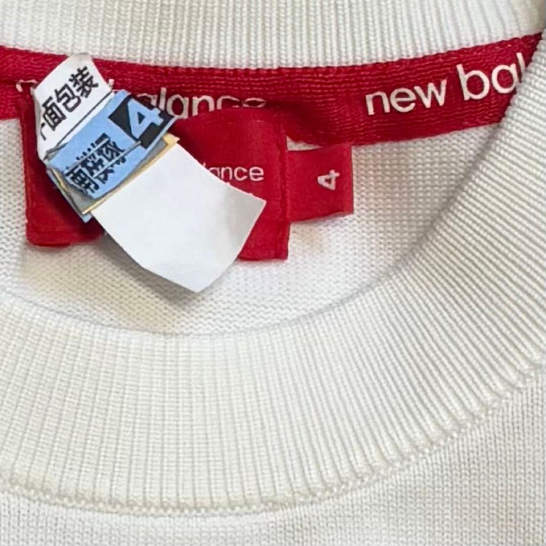 【new balance golf 】ゴルフウェア　ニット セーター　ホワイト