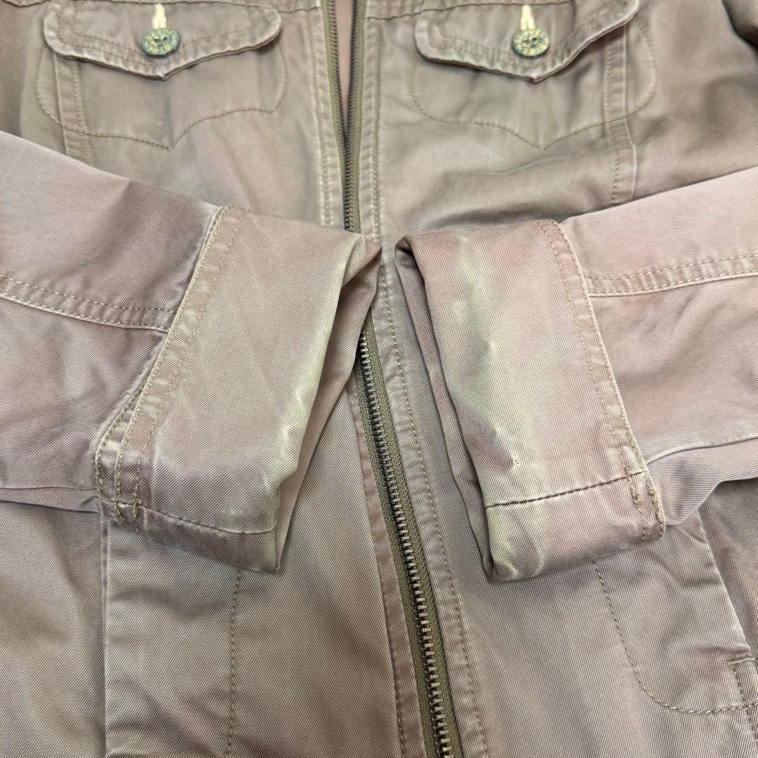 y2k❤️ 00s DIESEL ウォッシュ加工 ミリタリージャケット