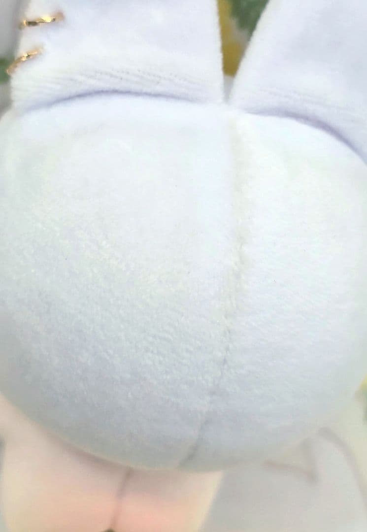 【少難有り】 自作 無属性 ぬいぐるみ 白髪のケモ耳くん 10cm
