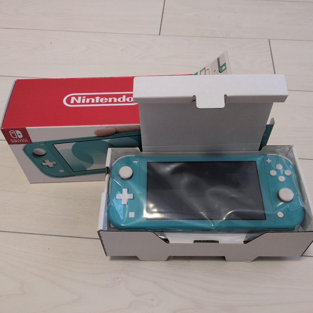 Nintendo Switch Lite 本体 ターコイズ(箱、充電器付)