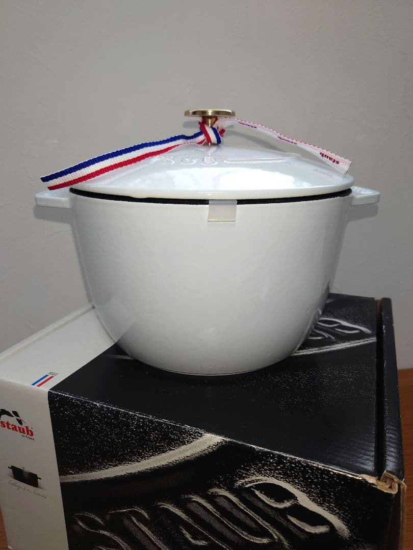 STAUB ファミリーライスココット　ホワイト