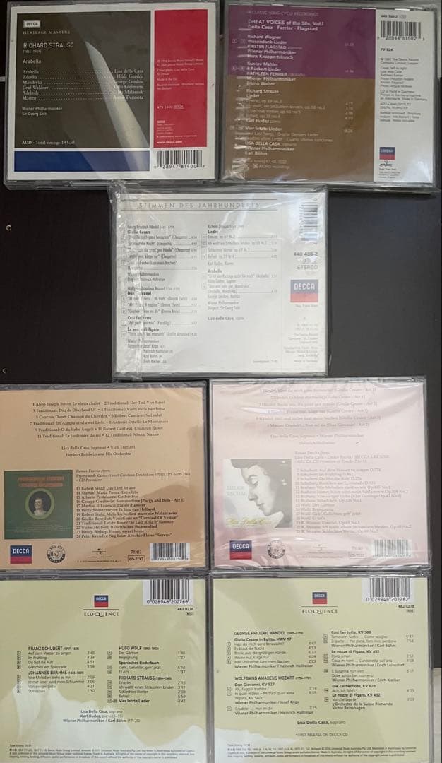 リザ・デラ・カーザ：オペラアリア集 DECCA７CD