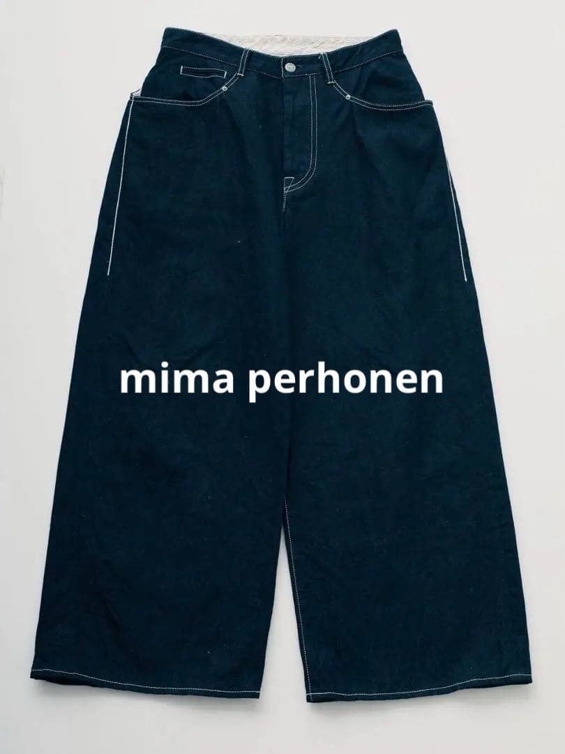 期間限定割引】mima perhonenミナペルホネン alwaysワイドデニム