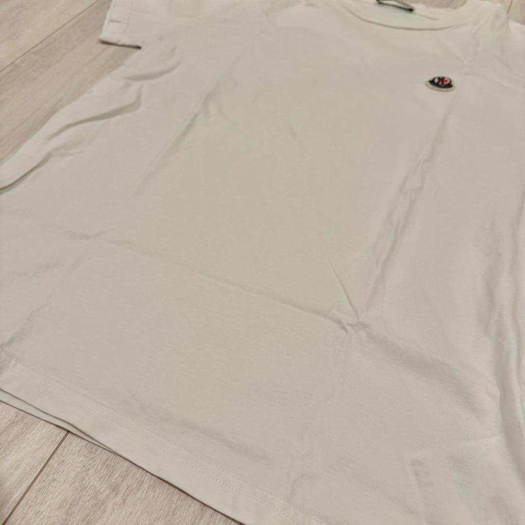 モンクレール　レディースTシャツ　白Tシャツ　無地