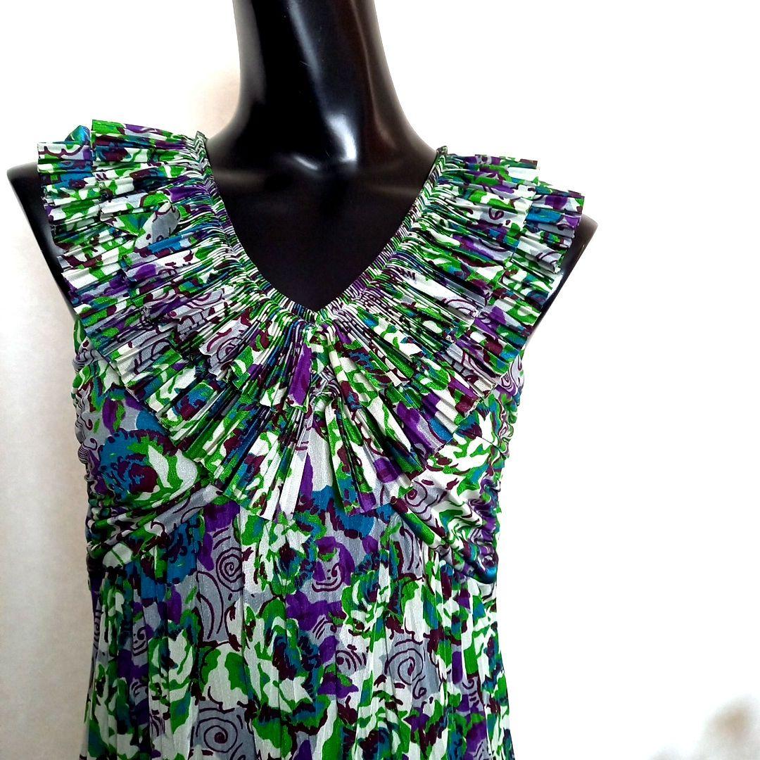ETRO Milano ノースリーブワンピース 収縮性