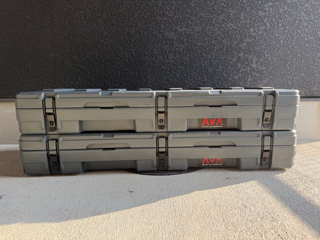 美品　①83L AVA STORAGE BOX ラギッドケース　2個セット