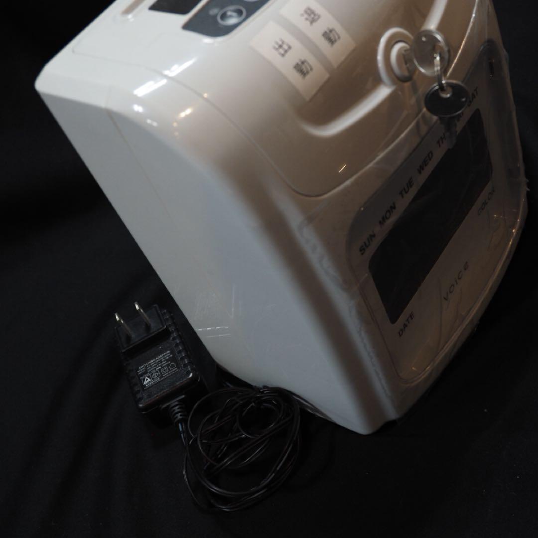 voice VT-100 タイムレコーダー ホワイト タイムカード付き