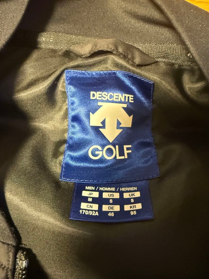 DESCENTE GOLF ブラックダウンベスト M