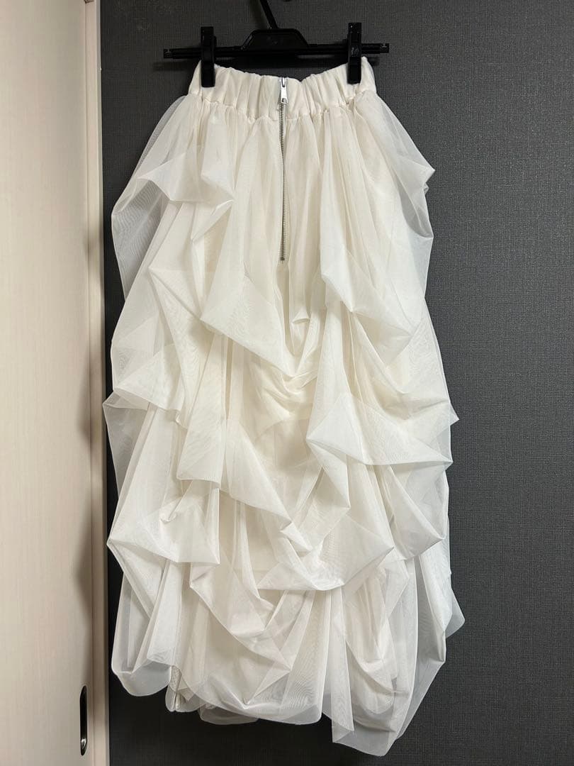 thetoe Iris Tulle Skirt white Sサイズ