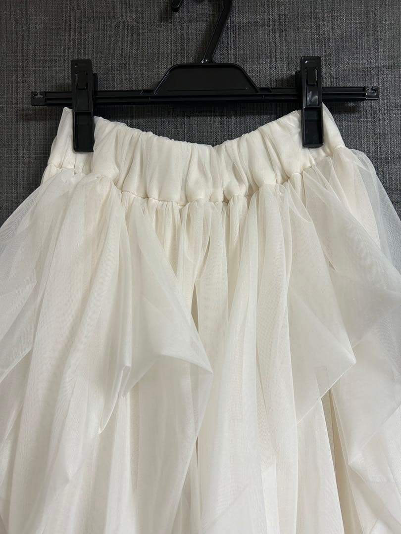 thetoe Iris Tulle Skirt white Sサイズ