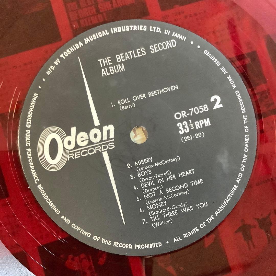 激レア!レコード極美!1964年初版盤 オデオン赤盤 ビートルズ NO.2