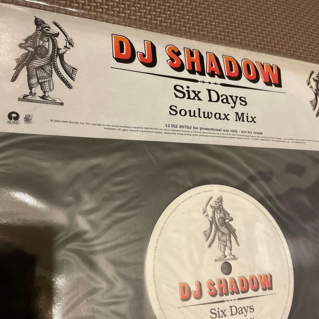 DJ SHADOW six days レコード soulwax mix