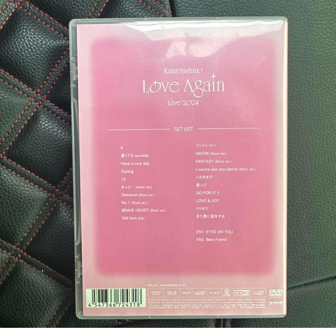 邦画・日本映画 Kana Nishino Love Again Live 2024 DVD