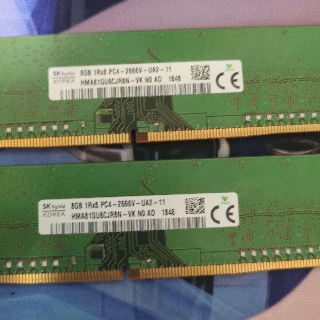 DDR4 8gb ×2 pc-4 2666v HMA81GU6CJR8N-VK