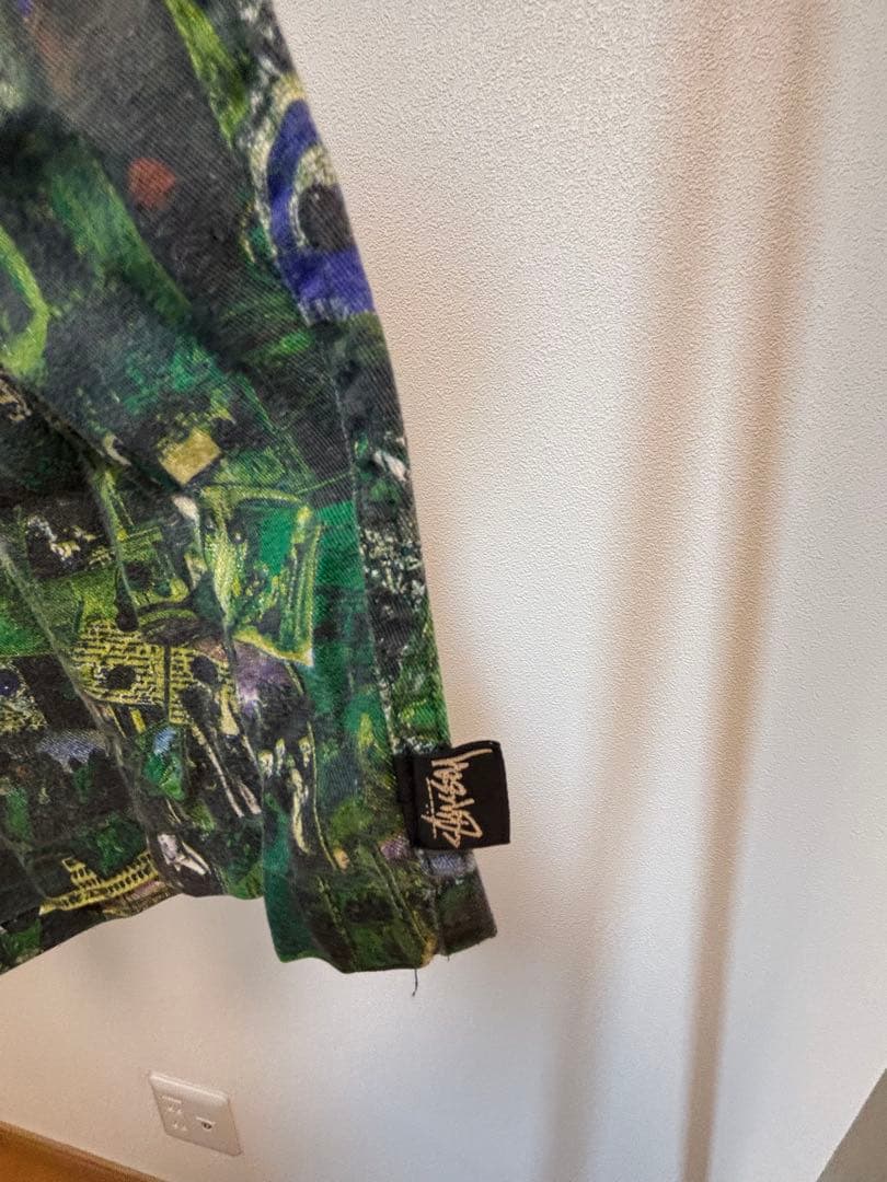 old stussy 80s ビンテージ宗教柄ショートパンツオールドステューシー