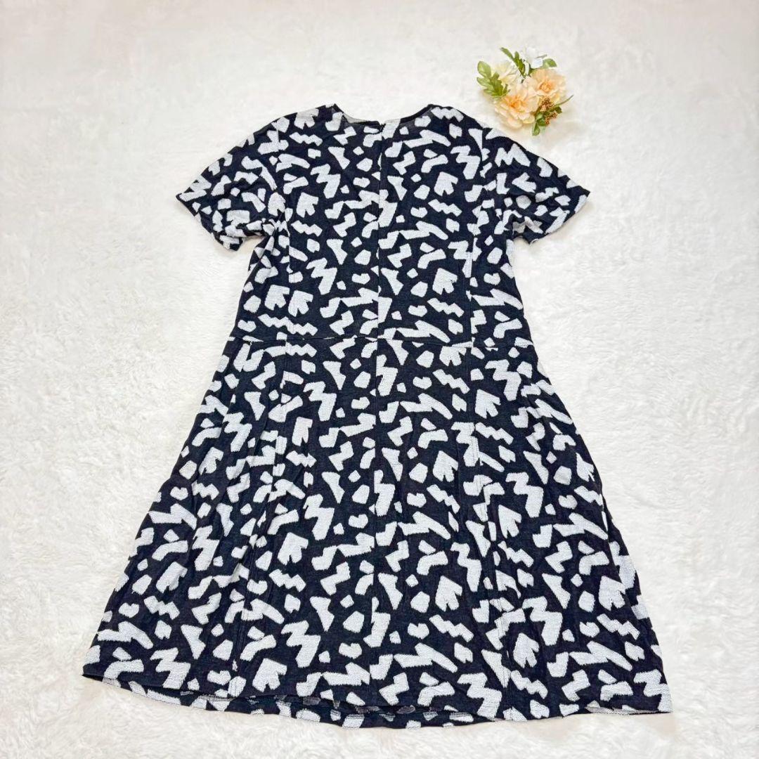 t.b センソユニコ 総柄 ワンピース Aライン 40