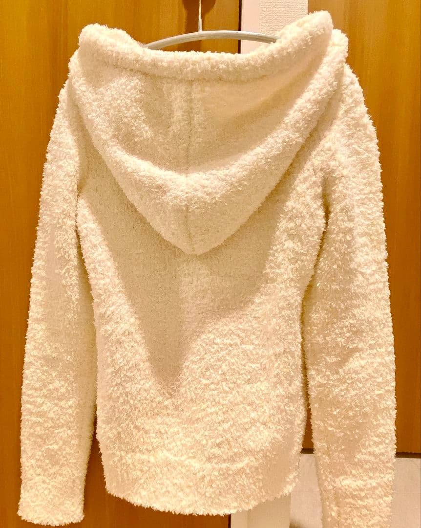 【ジェラピケ】もこもこルームウェア上下セット フード付き 薄い黄色