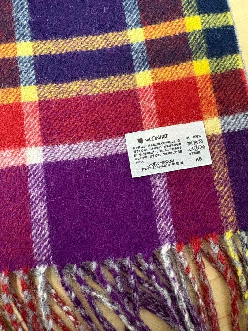 Vivienne Westwood ポンチョ　ボタン付き　ストール　チェック