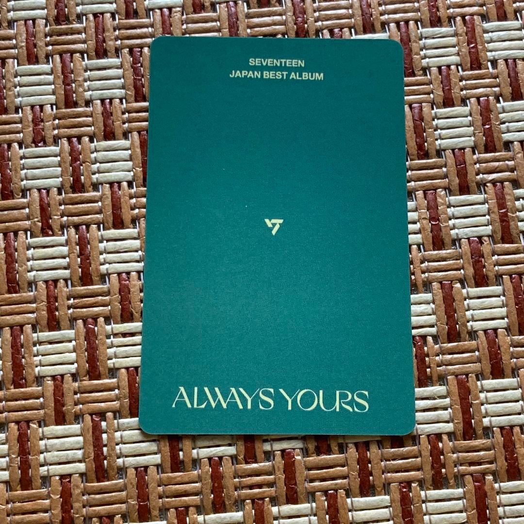 ジョンハン SEVENTEEN Ｃ盤 Always Yours トレカ
