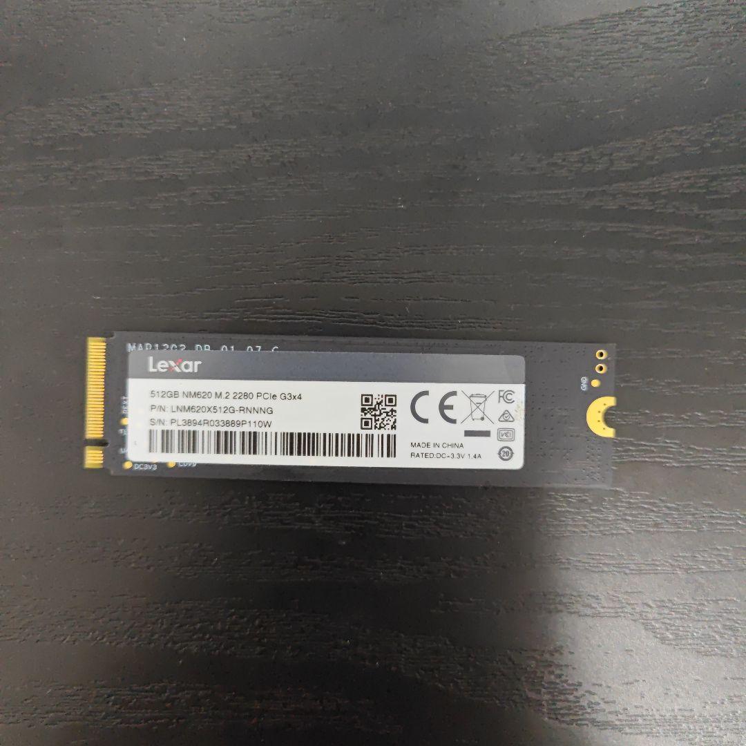 内蔵型SSD Lexar NVMe 3.0 SSD 512GB