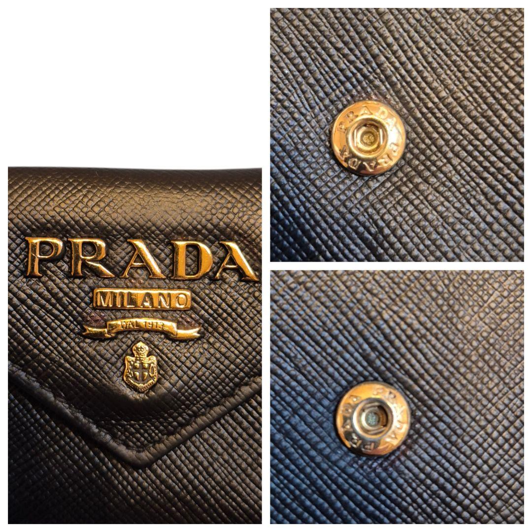 ＰＲＡＤＡ　プラダ　サフィアーノ　三つ折り財布 o