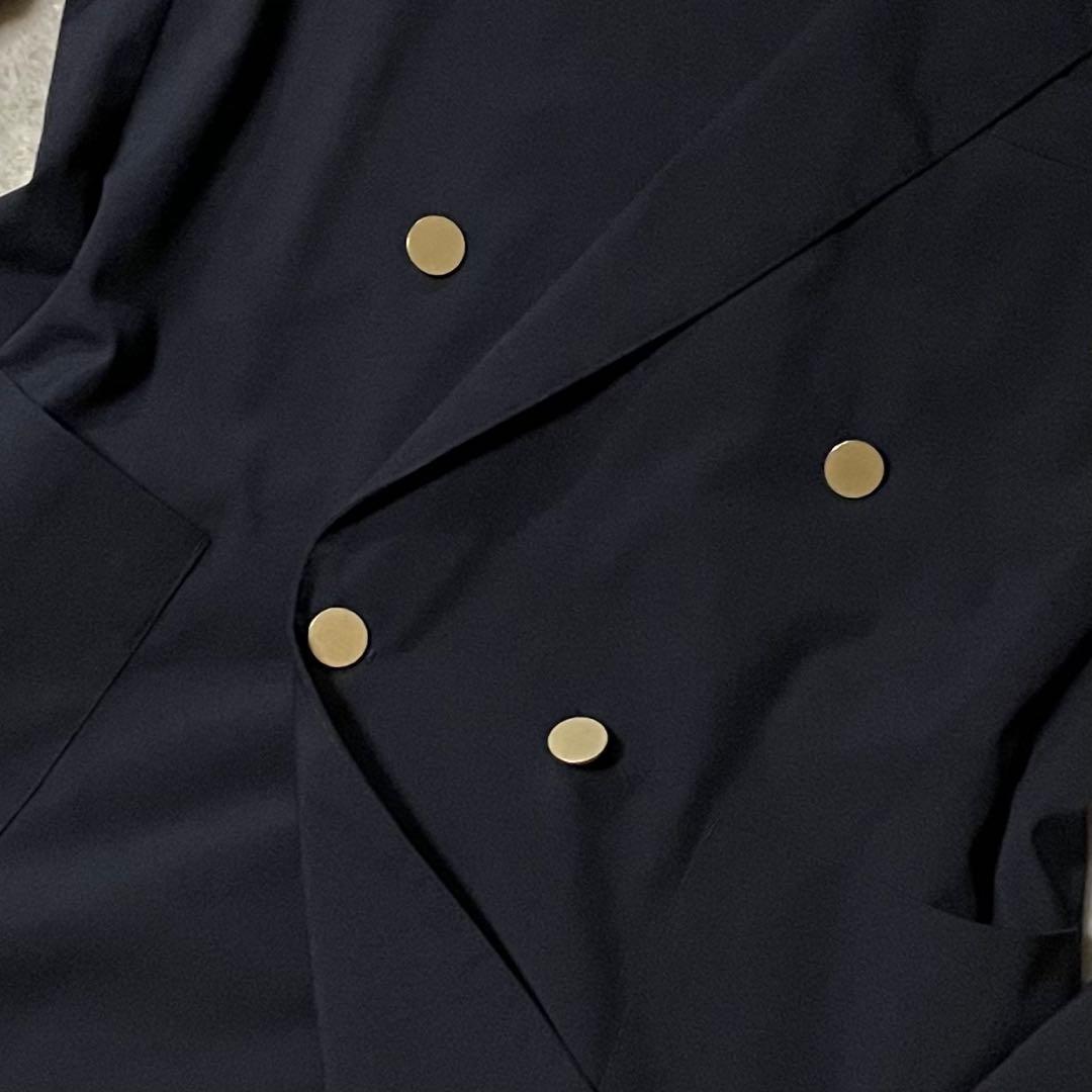 ユナイテッドアローズ × 御幸毛織 ダブル紺ブレザー XL 美品 金ボタン