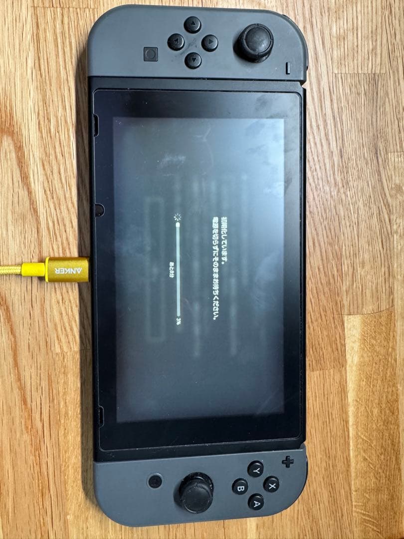 Nintendo Switch グレー 本体 動作確認済み