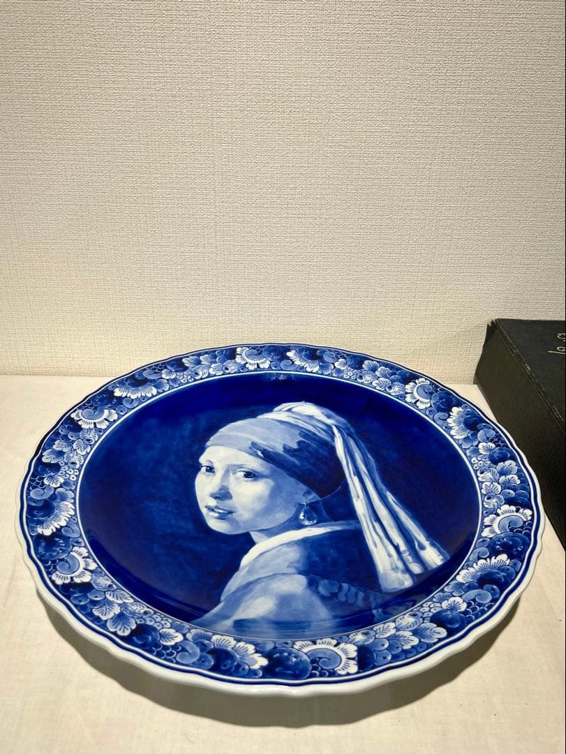 ロイヤル　デルフト　フェルメール　飾り皿 直径42cm