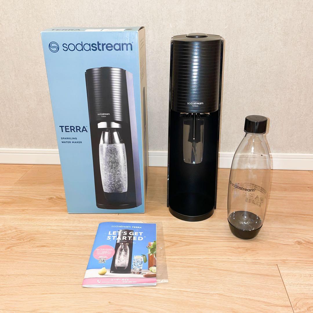 【新品・未使用】SodaStream TERRA ブラック 炭酸水メーカー