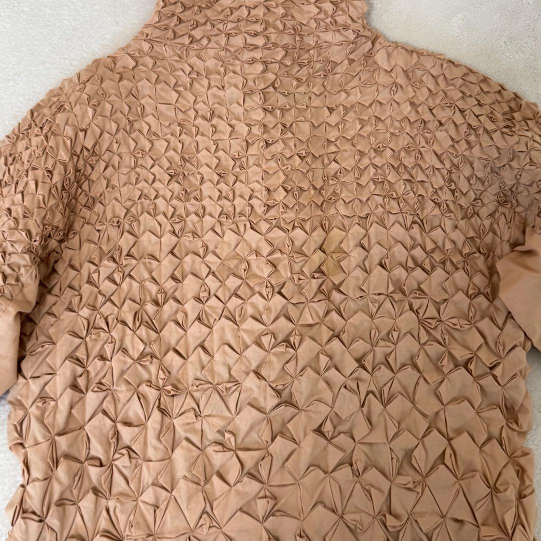 希少✨ISSEY MIYAKE ロング　立体プリーツ　コート　ハンドメイド