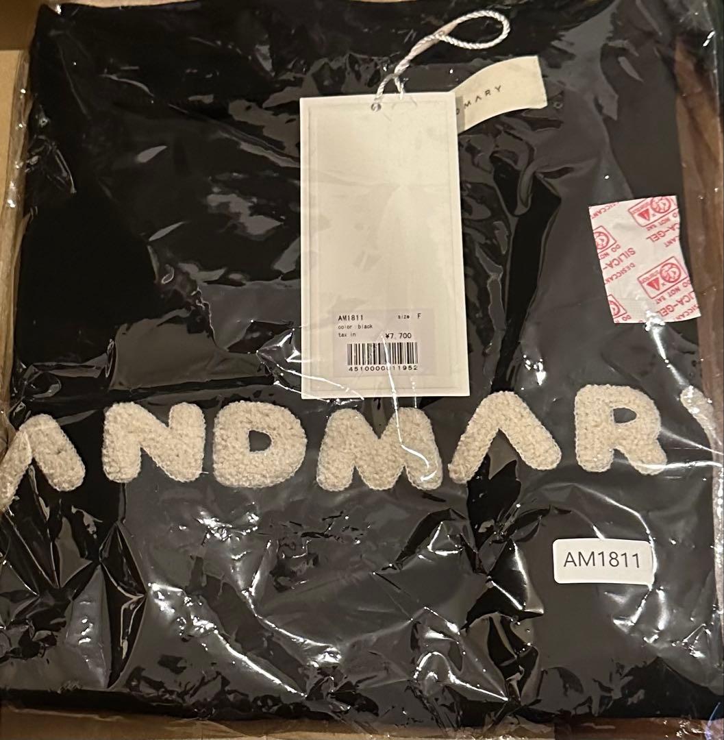 トップス ANDMARY Mary logo tops andmary
