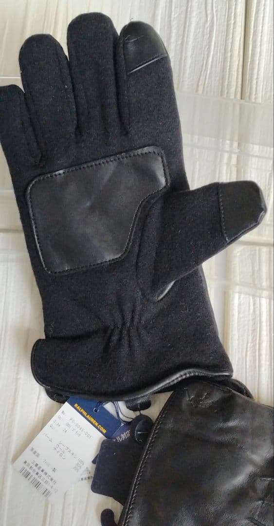 ⭐️新品⭐ POLO RALPH LAUREN 手袋 黒 タッチパネル