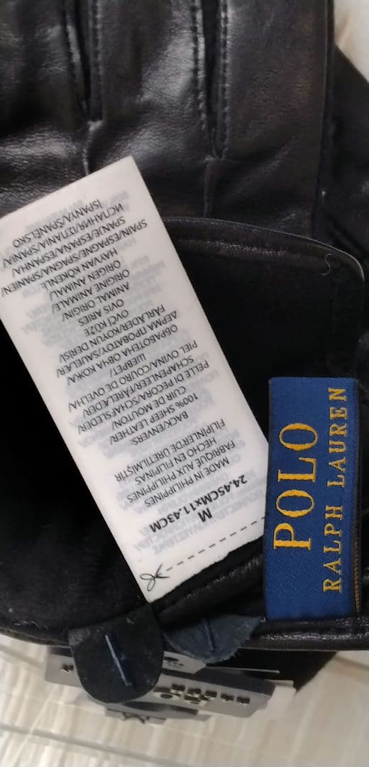 ⭐️新品⭐ POLO RALPH LAUREN 手袋 黒 タッチパネル