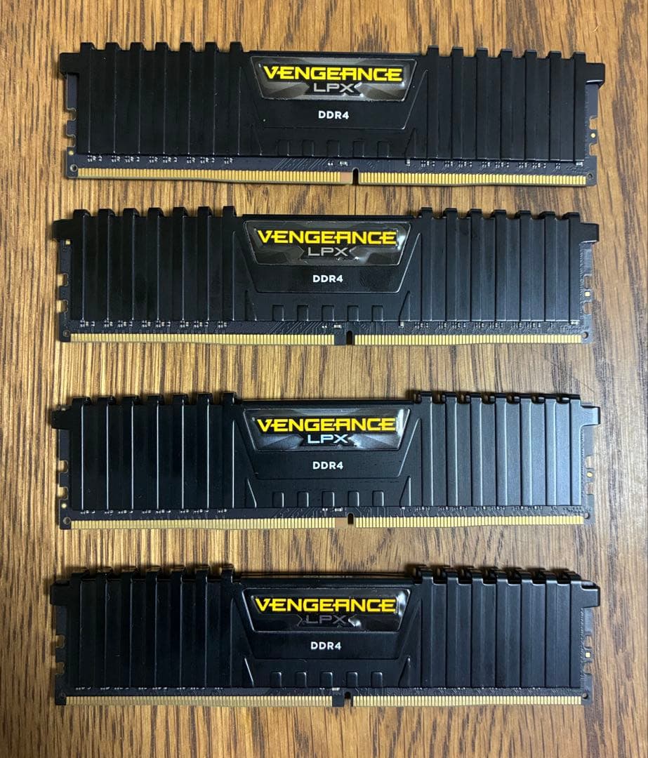Vengeance LPX DDR4 メモリー 4枚セット 8GB×4