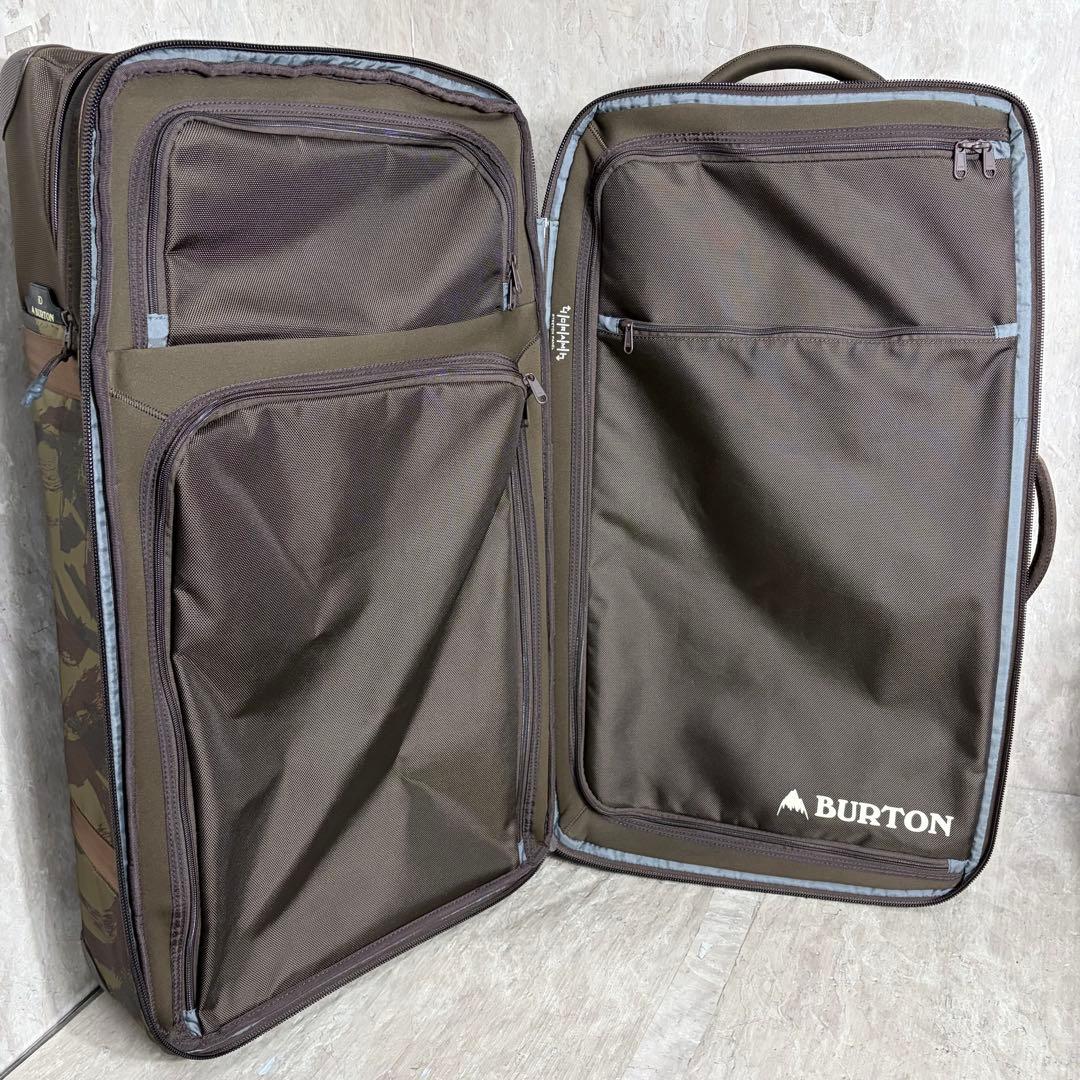 Burton キャリーバッグ カモフラージュ キャリーケース 大容量 80L