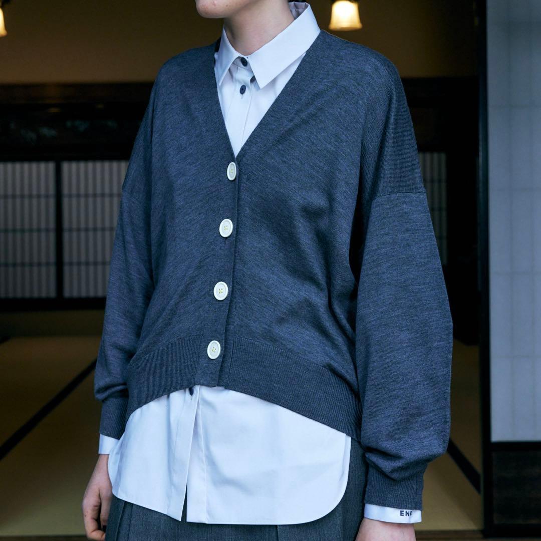 新品未使用 ENFOLD HEXAGON CARDIGAN カーディガン ニット