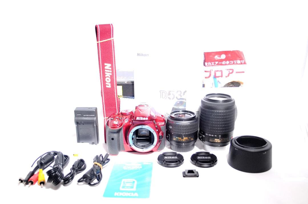 Nikon D5300✨ショット数少 一眼レフカメラ Wi-Fi ダブルレンズ