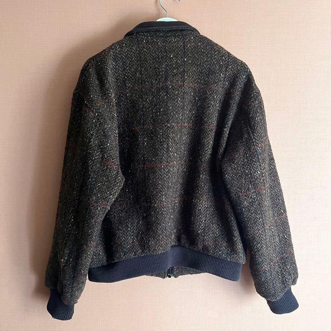ジャケット・アウター 80s Eddie Bauer TWEED HARRINGTON JACKET