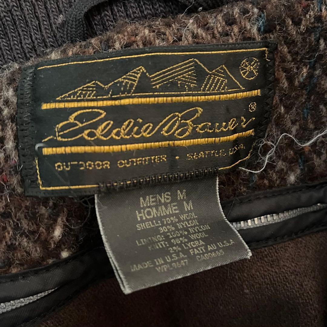 ジャケット・アウター 80s Eddie Bauer TWEED HARRINGTON JACKET