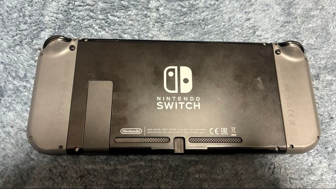 Nintendo switch 初期型 本体 グレー 無線コンSDカード付き