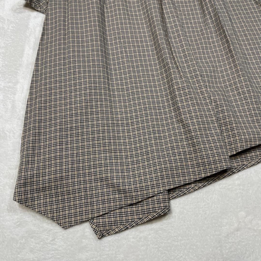 美品 Pal'las Palace チェック柄 変形 日本製 ロングスカート