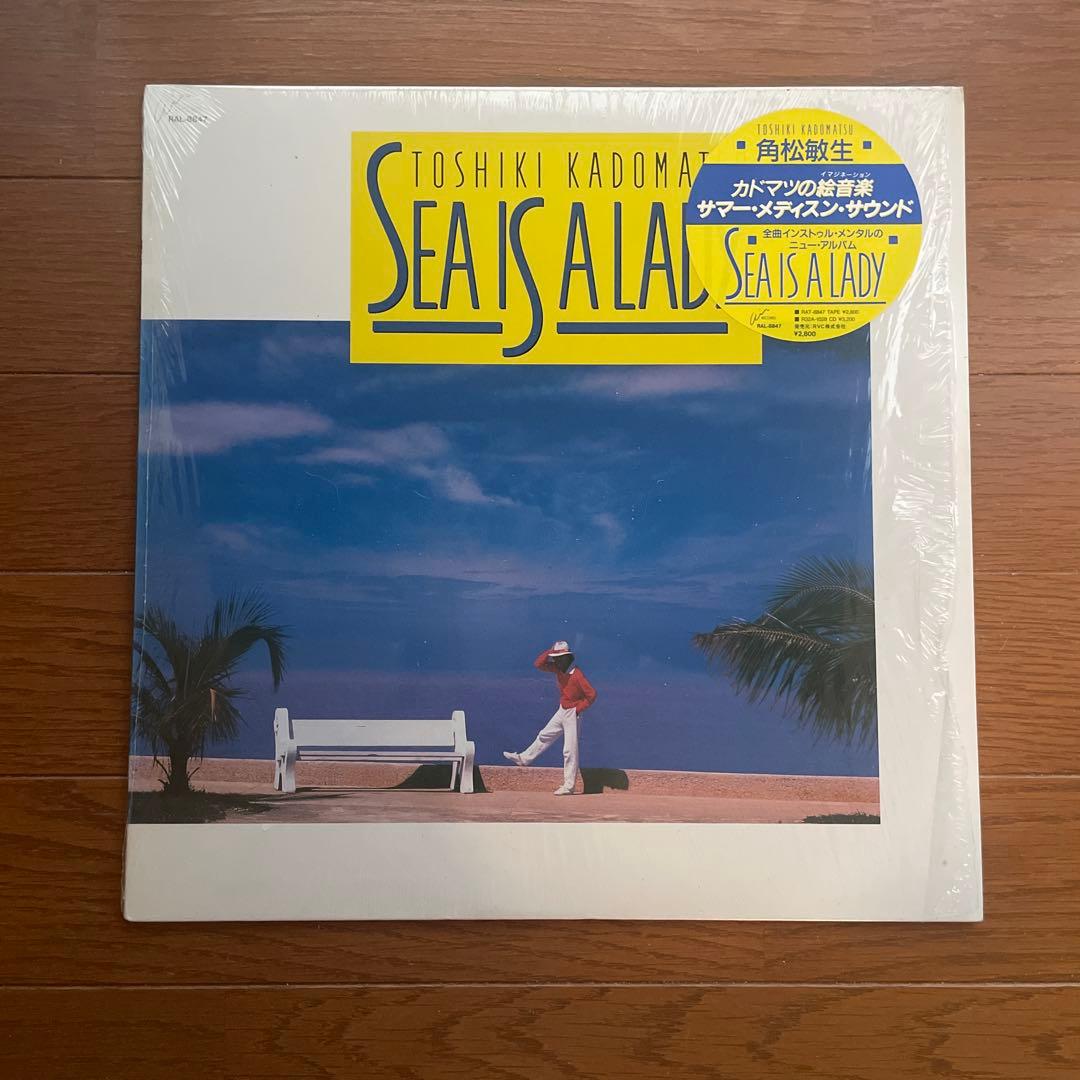 角松敏生 SEA IS A LADY LPレコード ヴィンテージアルバム