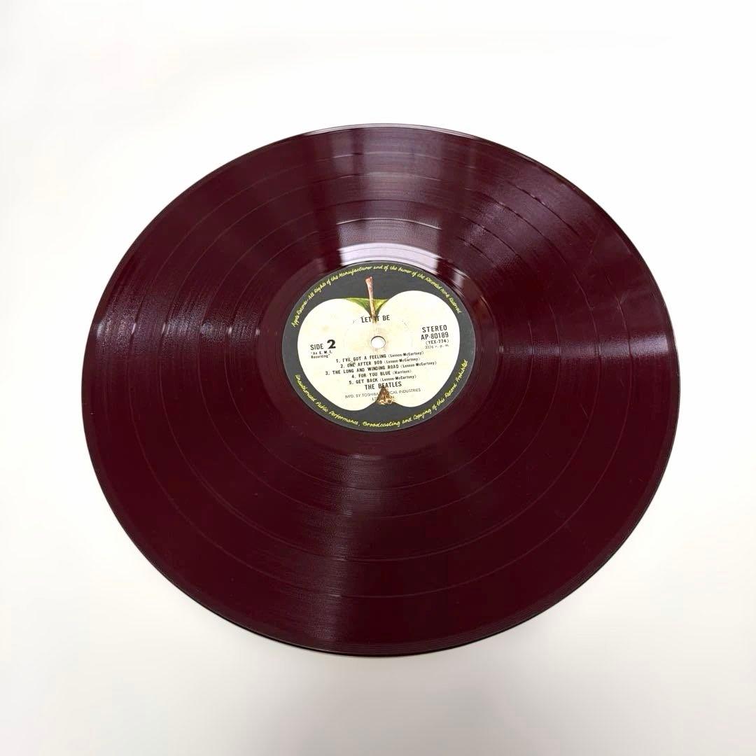 《希少‼️》　ビートルズ LET IT BE 赤盤　国内版　LPレコード