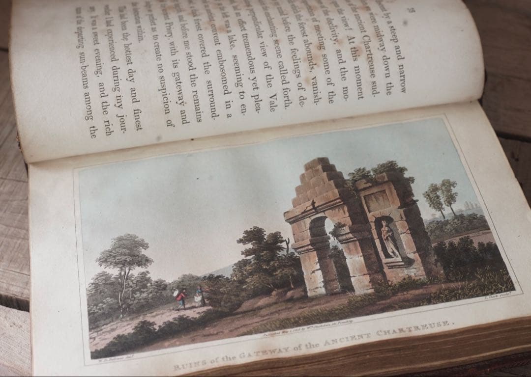 アンティークのイギリス古書！1820年 １９世紀 活版印刷　シトー修道会
