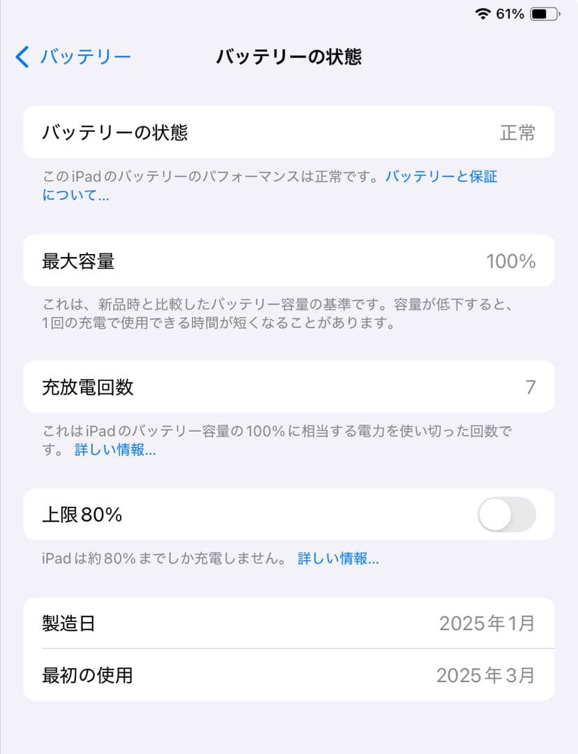 11インチiPad Air M3 Wi-Fiモデル 128GB スペースグレイ