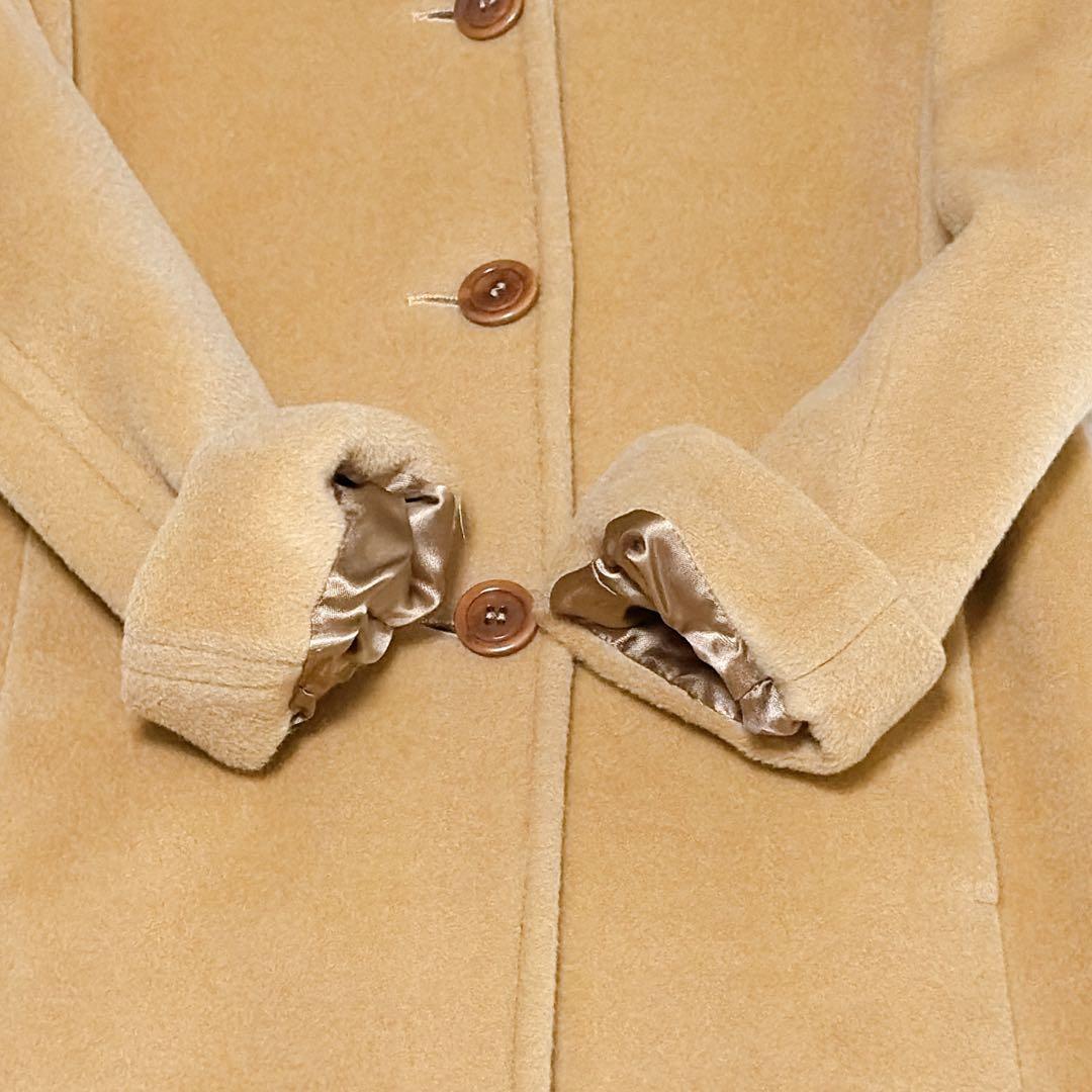 【美品】MAXMARA マックスマーラ　ロングコート　カシミヤ混　38 キャメル
