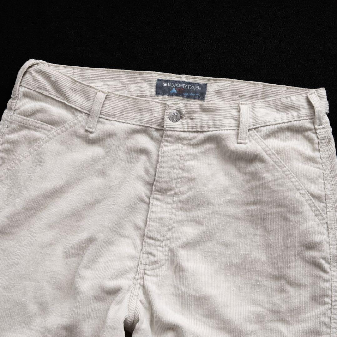 90s リーバイス シルバータブ コーデュロイパンツ W34 ペインター