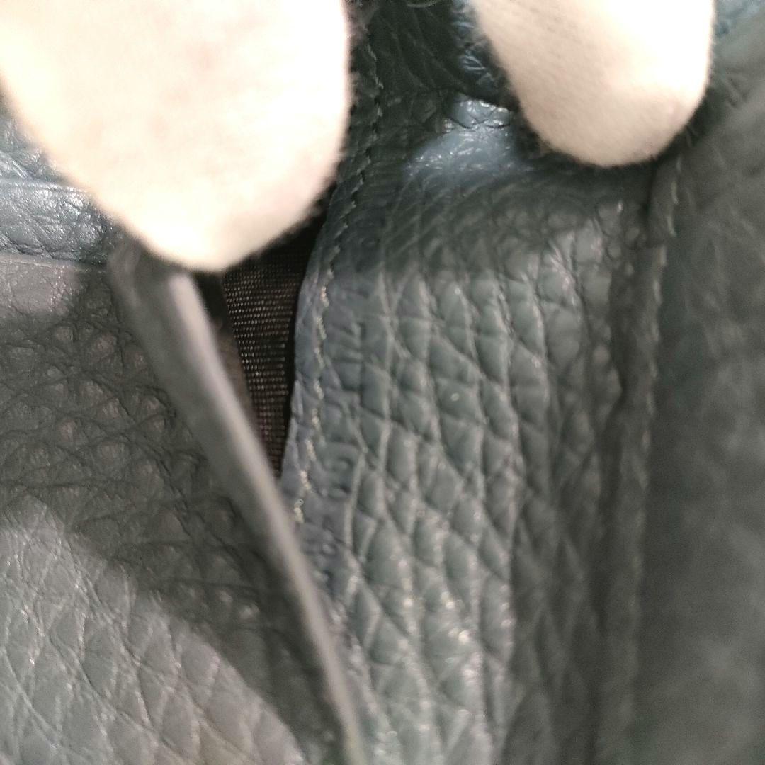 FENDI フェンディ モンスター 二つ折り 札入れ バグズアイ レザー グレー