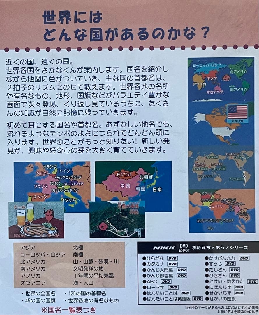 NIKK わかるよ！知ってる？おぼえちゃおう！ 学習DVD 13本まとめ売り